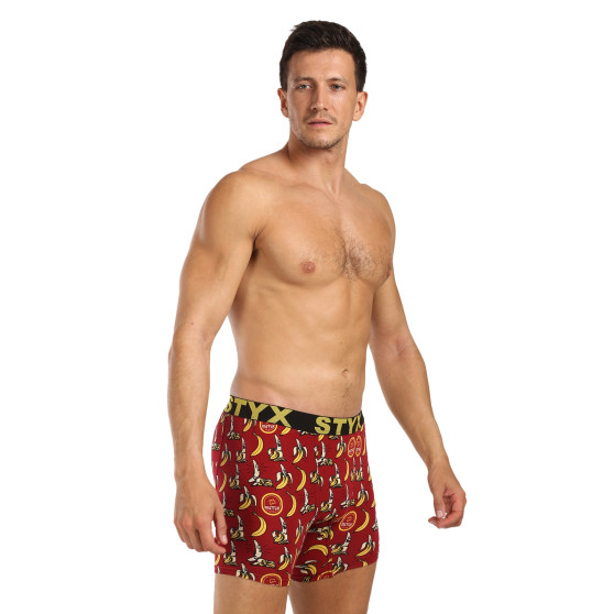 Styx Bărbați boxer pantaloni scurți lungi artă sport cauciuc banane (UN1359)