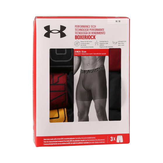 3PACK boxeri bărbați Under Armour multicolori (1383878 625)