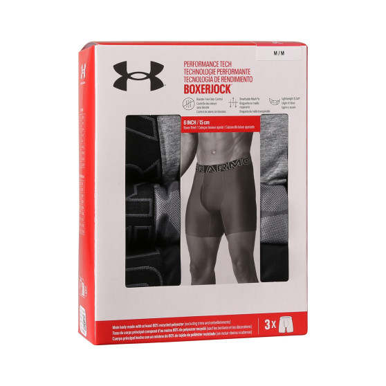 3PACK boxeri bărbați Under Armour multicolori (1383879 035)