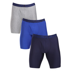 3PACK boxeri bărbați Under Armour negri (1383880 001)