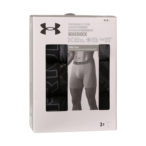 3PACK boxeri bărbați Under Armour multicolori (1383890 001)