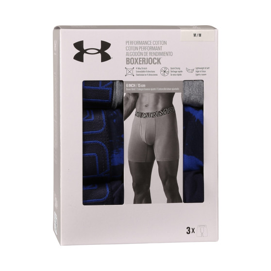 3PACK boxeri bărbați Under Armour multicolori (1383890 400)