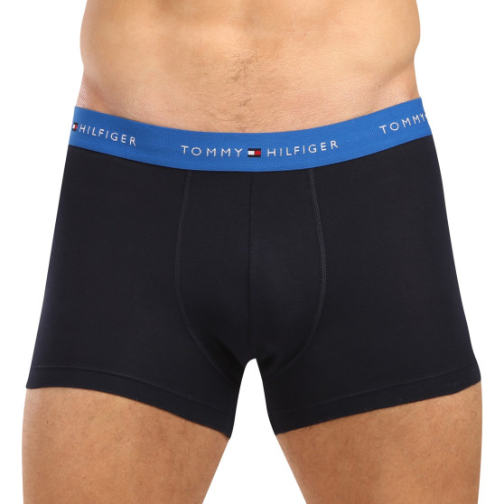 3PACK boxeri bărbați Tommy Hilfiger albastru închis (UM0UM02763 0WR)