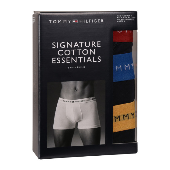 3PACK boxeri bărbați Tommy Hilfiger albastru închis (UM0UM02763 0WR)