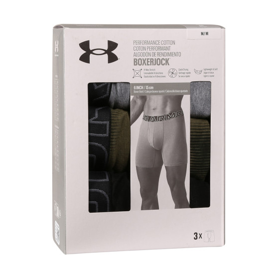 3PACK boxeri bărbați Under Armour multicolori (1383890 390)