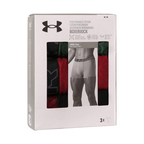 3PACK boxeri bărbați Under Armour multicolori (1383891 302)