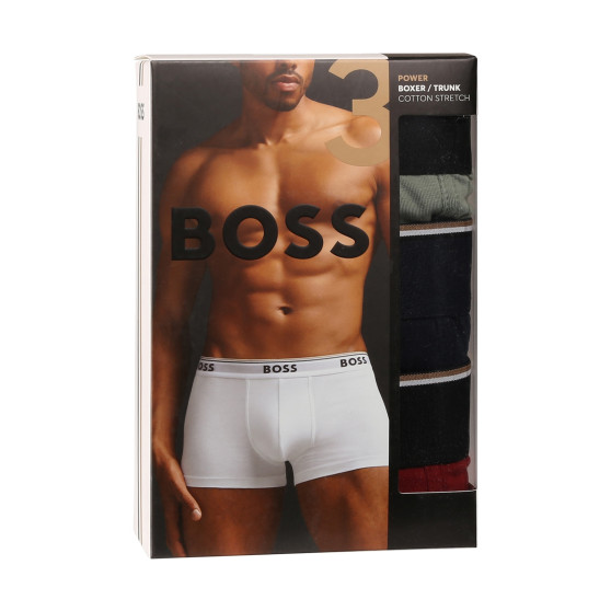 3PACK boxeri bărbați BOSS multicolori (50517827 967)