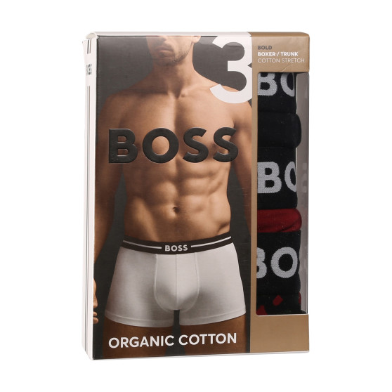 3PACK boxeri bărbați BOSS multicolori (50517836 977)