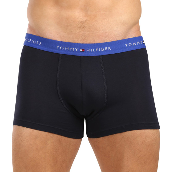 3PACK boxeri bărbați Tommy Hilfiger albastru închis (UM0UM02763 05K)