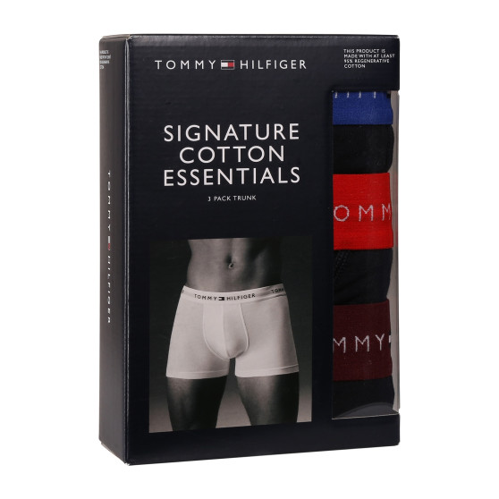 3PACK boxeri bărbați Tommy Hilfiger albastru închis (UM0UM02763 05K)