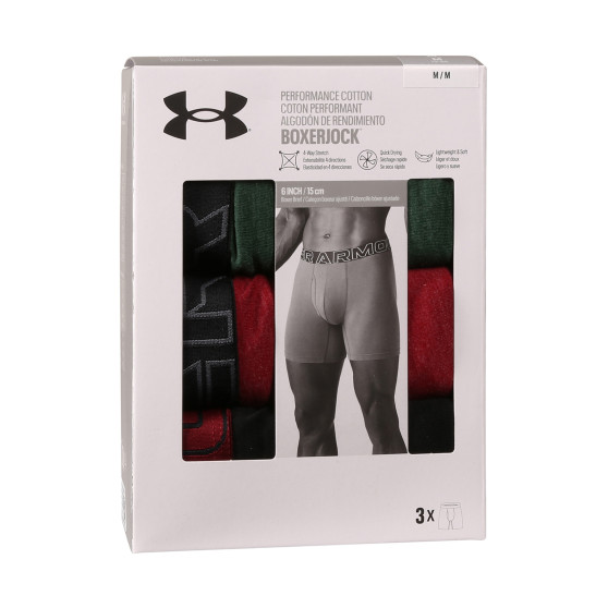 3PACK boxeri bărbați Under Armour multicolori (1383889 302)