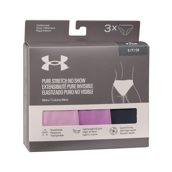 3PACK chiloți damă Under Armour multicolori (1383898 572)