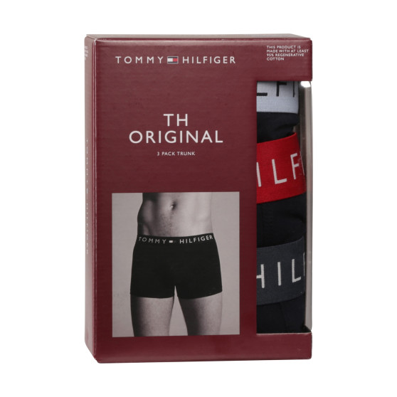 3PACK boxeri bărbați Tommy Hilfiger albastru închis (UM0UM03181 0R1)