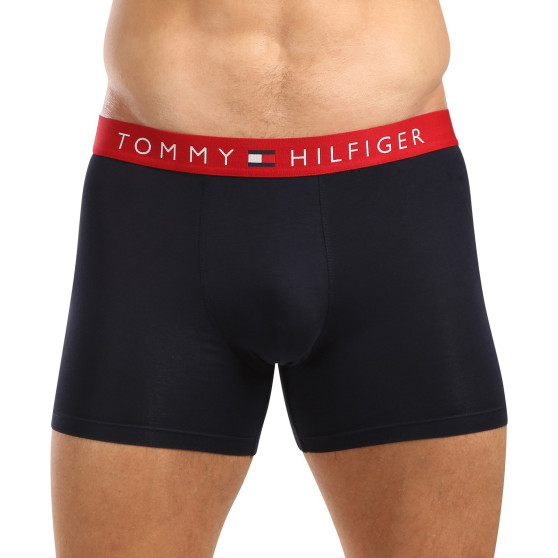 3PACK boxeri bărbați Tommy Hilfiger albastru închis (UM0UM03431 0R1)