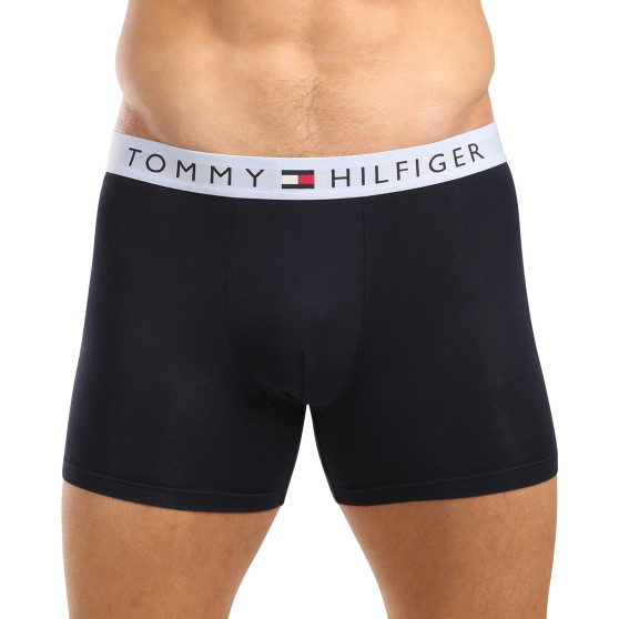 3PACK boxeri bărbați Tommy Hilfiger albastru închis (UM0UM03431 0R1)