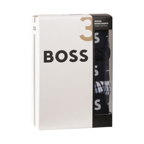 3PACK Boxeri largi bărbați BOSS multicolori (50505677 460)