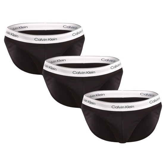 3PACK slipuri bărbați Calvin Klein negre (NB3961A-UB1)