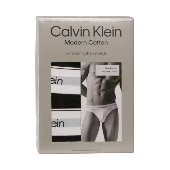 3PACK slipuri bărbați Calvin Klein negre (NB3961A-UB1)