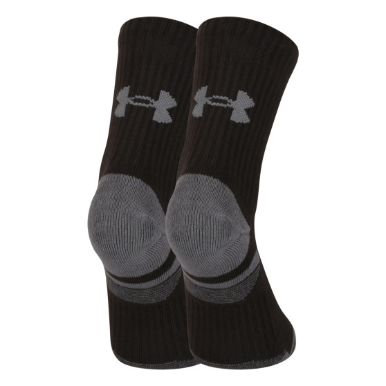 3PACK șosete Under Armour negre (1379530 001)