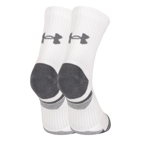 3PACK șosete Under Armour albe (1379530 100)