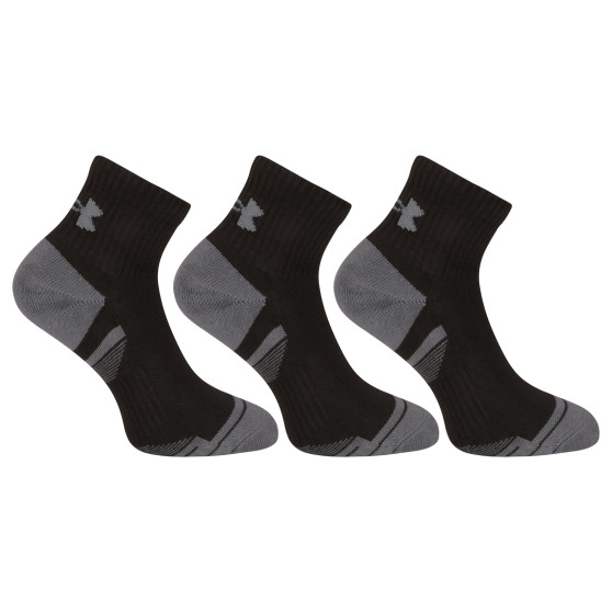 3PACK Under Armour șosete negre (1379528 001)