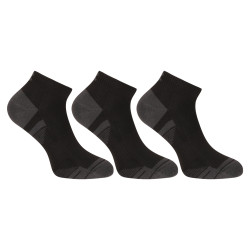 3PACK șosete Under Armour negre (1379504 001)