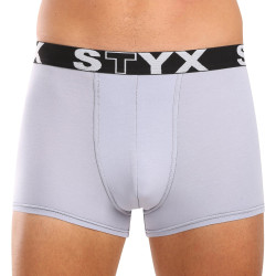 Boxeri bărbați Styx elastic sport gri deschis (G1062)