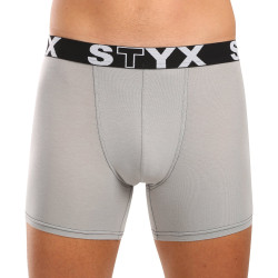 Boxeri bărbați Styx long elastic sport gri deschis (U1062)