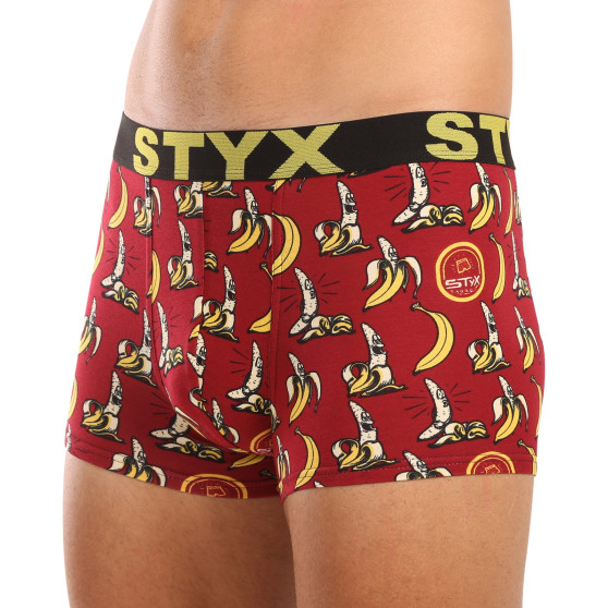 Styx Bărbați boxer pantaloni scurți artă sport cauciuc banane (G1359)