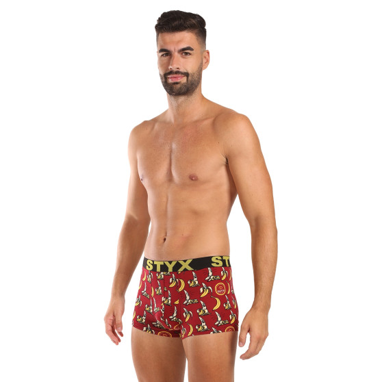 Styx Bărbați boxer pantaloni scurți artă sport cauciuc banane (G1359)