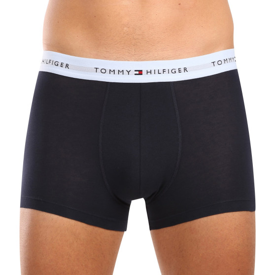 3PACK boxeri bărbați Tommy Hilfiger albastru închis (UM0UM02763 0T3)