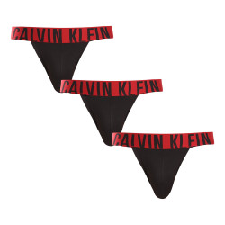 3PACK jocks bărbați Calvin Klein negri (NB3606A-Q5X)