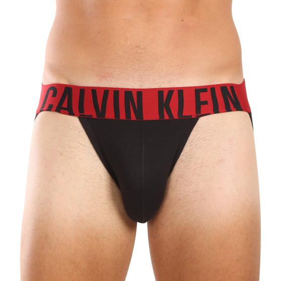 3PACK jocks bărbați Calvin Klein negri (NB3606A-Q5X)