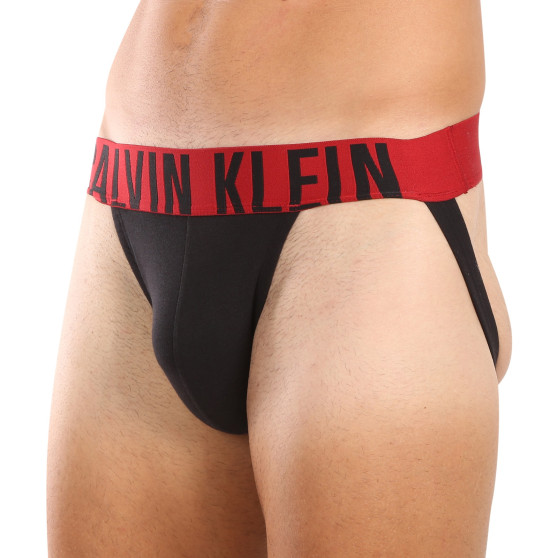 3PACK jocks bărbați Calvin Klein negri (NB3606A-Q5X)