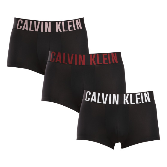 3PACK boxeri bărbați Calvin Klein negri (NB3611A-Q1S)