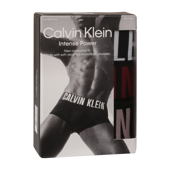 3PACK boxeri bărbați Calvin Klein negri (NB3611A-Q1S)