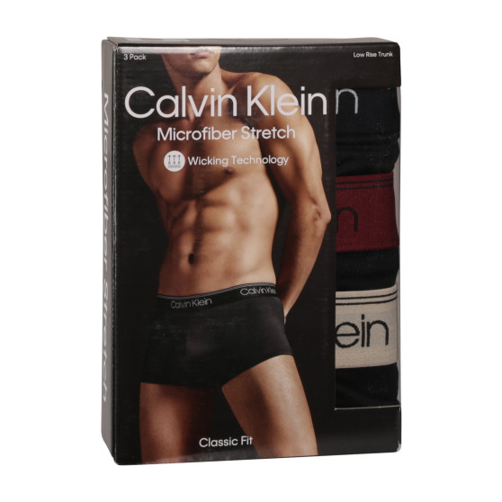 3PACK boxeri bărbați Calvin Klein negri (NB2569A-Q84)