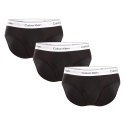 3PACK slipuri bărbați Calvin Klein negre (NB3962A-UB1)