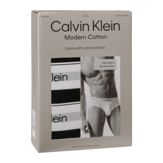 3PACK slipuri bărbați Calvin Klein negre (NB3962A-UB1)