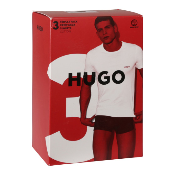 3PACK tricou bărbați HUGO multicolor (50480088 966)