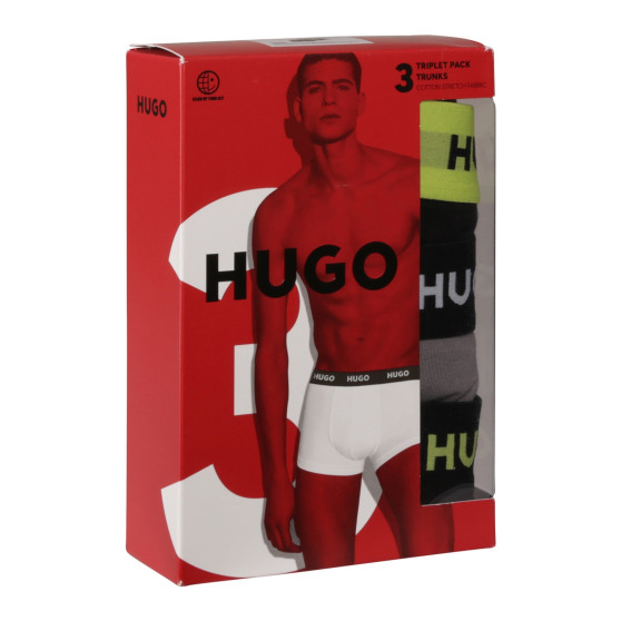 3PACK boxeri bărbați HUGO multicolori (50517878 986)