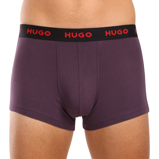 3PACK boxeri bărbați HUGO multicolori (50517878 987)