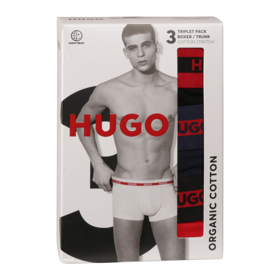 3PACK boxeri bărbați HUGO multicolori (50517883 960)