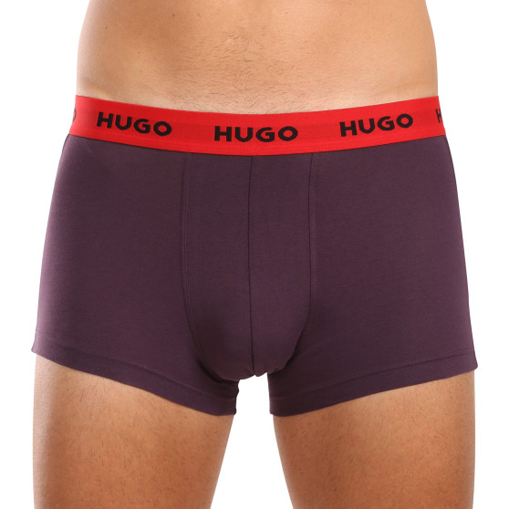 3PACK boxeri bărbați HUGO multicolori (50517894 982)