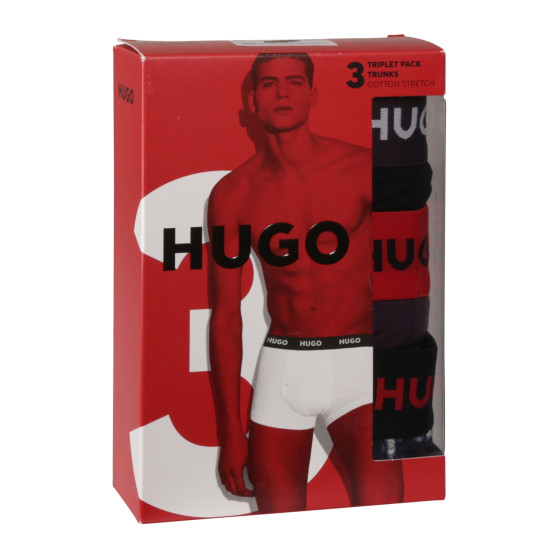 3PACK boxeri bărbați HUGO multicolori (50517894 982)