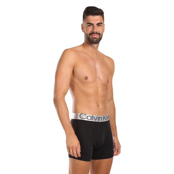 3PACK boxeri bărbați Calvin Klein negri (NB3131A-PZE)