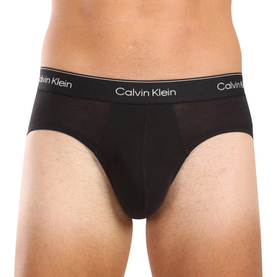 3PACK slipuri bărbați Calvin Klein negre (NB3962A-TM6)