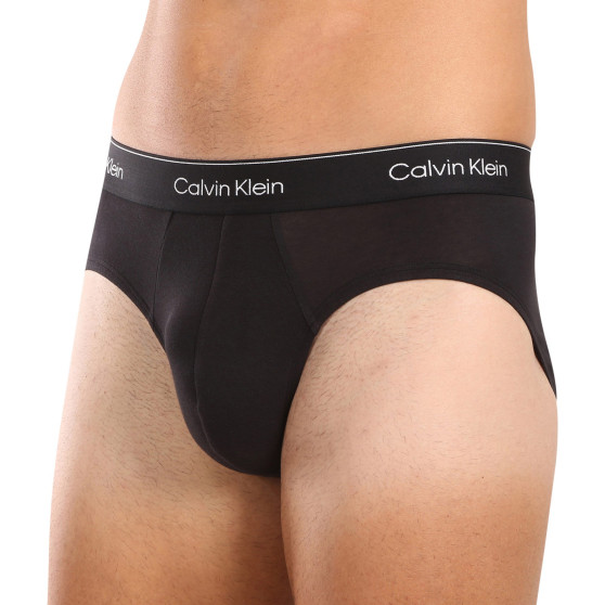 3PACK slipuri bărbați Calvin Klein negre (NB3962A-TM6)