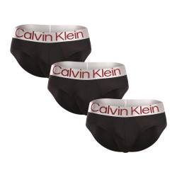 3PACK slipuri bărbați Calvin Klein negre (NB3073A-Q09)