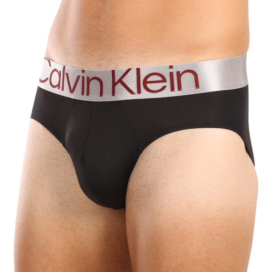 3PACK slipuri bărbați Calvin Klein negre (NB3073A-Q09)